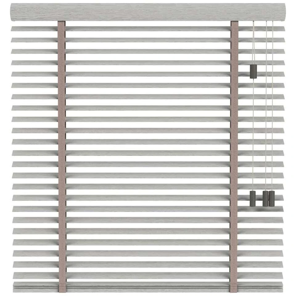 Fenstr Bamboe Jaloezie Miami 50mm - Lichtgrijs (20018) - Afbeelding 2