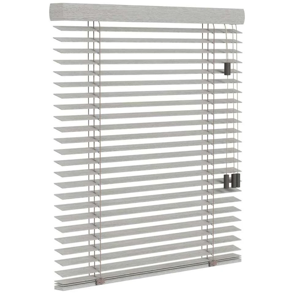 Fenstr Bamboe Jaloezie Miami 50mm - Lichtgrijs (20018) - Afbeelding 3
