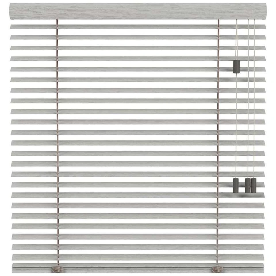 Fenstr Bamboe Jaloezie Miami 50mm - Lichtgrijs (20018)
