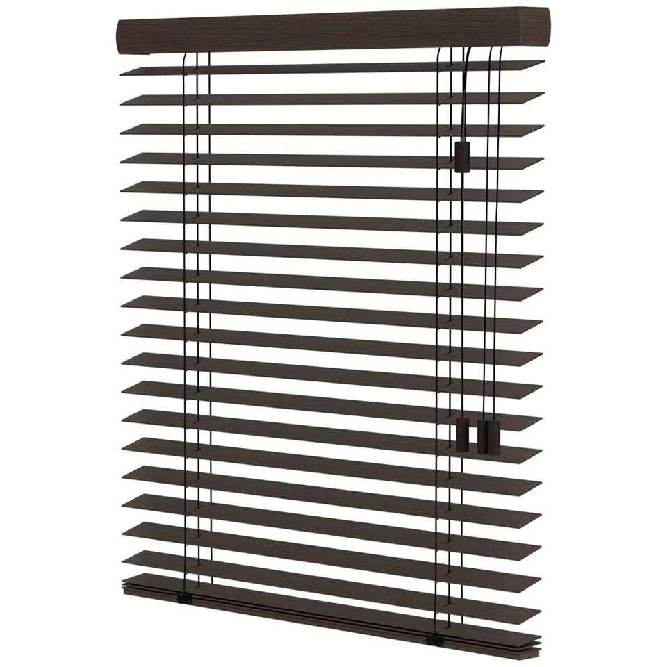 Fenstr Bamboe Jaloezie Tahiti 65mm - Zwartbruin (15901) - Afbeelding 4