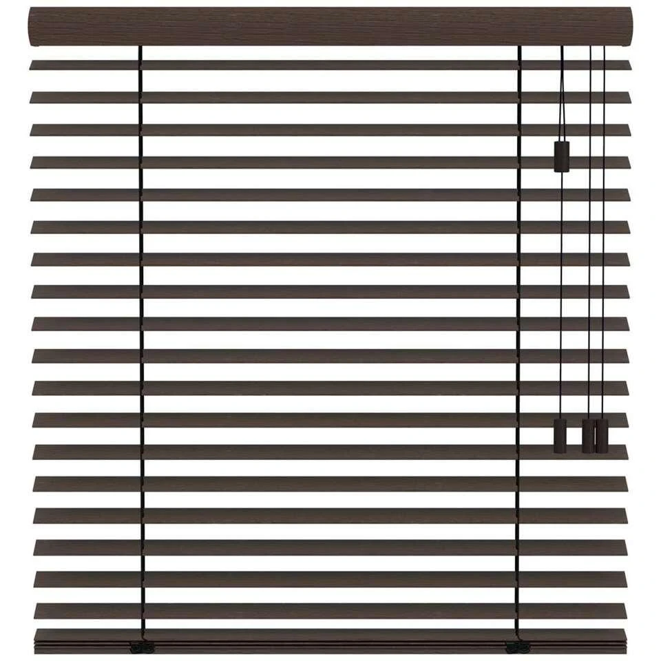 Fenstr Bamboe Jaloezie Tahiti 65mm - Zwartbruin (15901)