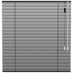 Fenstr Aluminium Jaloezie 25mm Standaard Lak - Donkergrijs (20518)