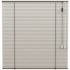 Fenstr Aluminium Jaloezie 25mm Mat - Taupe (30028)