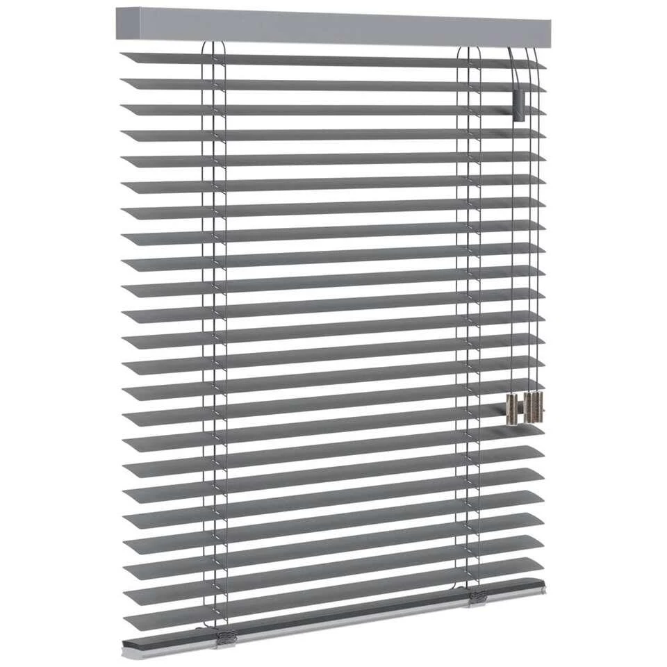 Fenstr Aluminium Jaloezie 50mm Extra Mat - Grijs (20236) - Afbeelding 3