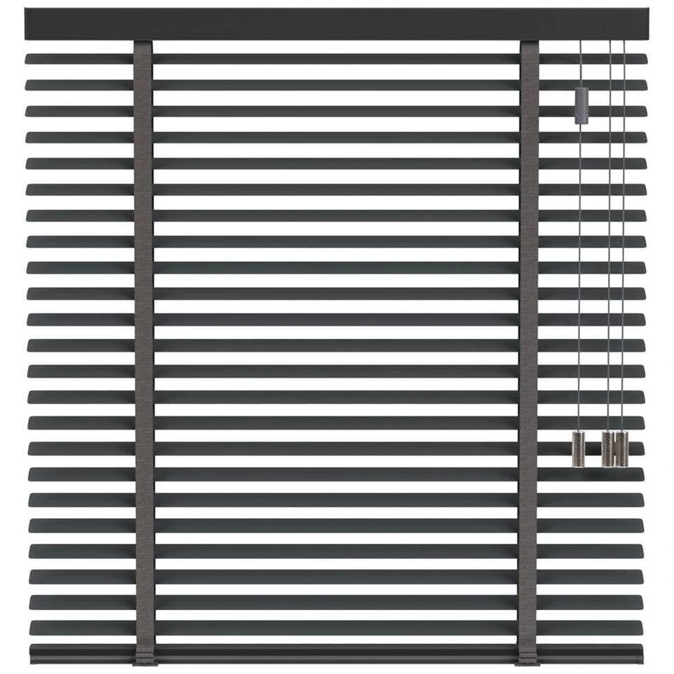 Fenstr Aluminium Jaloezie 50mm Extra Mat - Donkergrijs (20521) - Afbeelding 2
