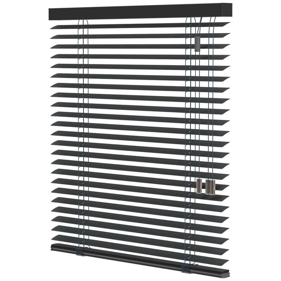 Fenstr Aluminium Jaloezie 50mm Extra Mat - Donkergrijs (20521) - Afbeelding 4