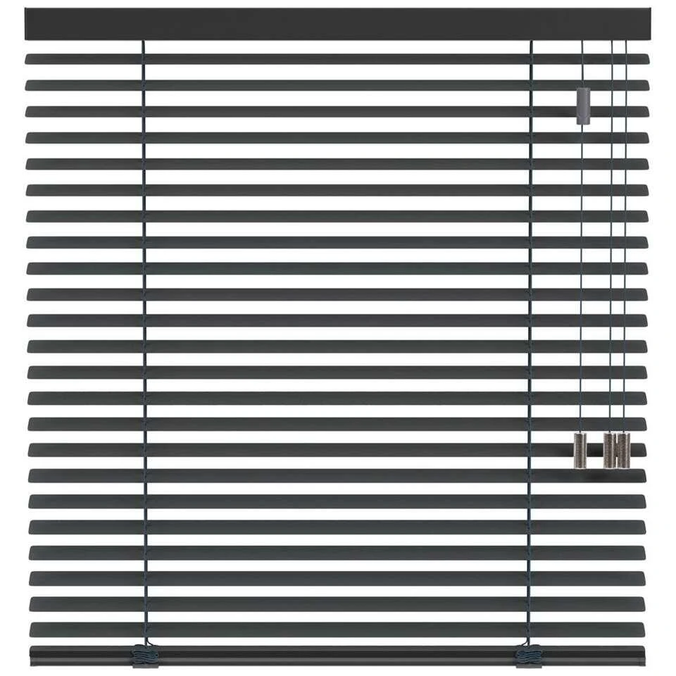 Fenstr Aluminium Jaloezie 50mm Extra Mat - Donkergrijs (20521)