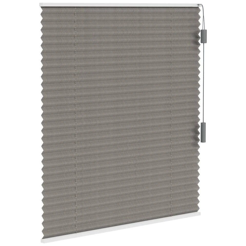 Plisségordijn Enkel 20mm Transparant - Donkergrijs (20511) - Afbeelding 4