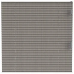 Plisségordijn Enkel 20mm Transparant - Donkergrijs (20511)