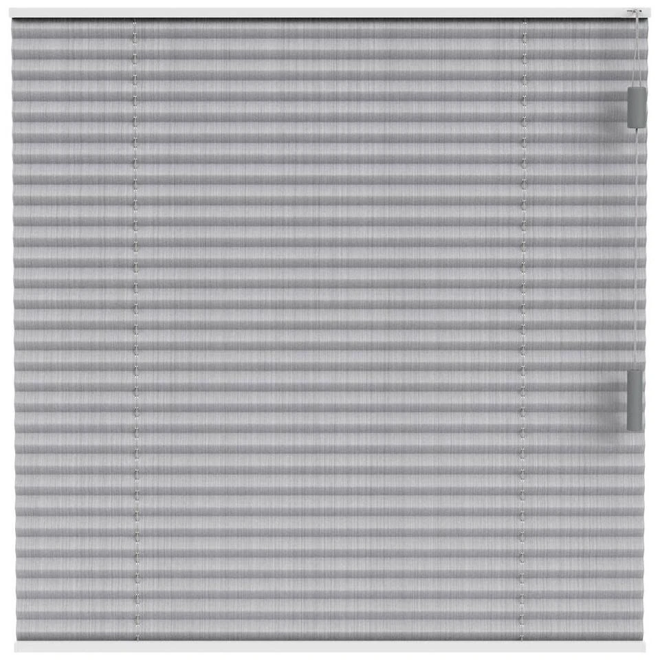 Fenstr Plisségordijn Lille Enkel 20mm Transparant - Lichtgrijs (20021)