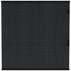 Fenstr Plisségordijn Lille Enkel 20mm Transparant - Zwart (15017)