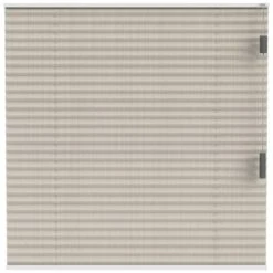 Fenstr Plisségordijn Lille Enkel 20mm Transparant - Crème (25004)