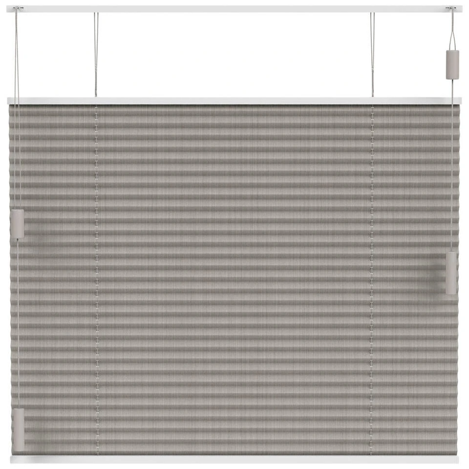 Fenstr Plisségordijn Lille Enkel 20mm Transparant - Zand (25312) - Afbeelding 2