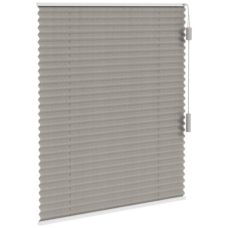 Fenstr Plisségordijn Lille Enkel 20mm Transparant - Zand (25312) - Afbeelding 4