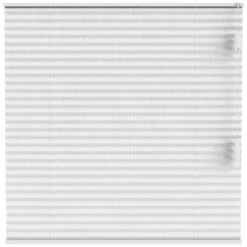 Fenstr Plisségordijn Genua Enkel 20mm Transparant - Wit (10321)