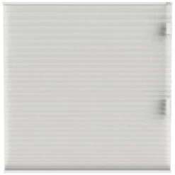 Fenstr Plisségordijn Cambridge Dubbel 25mm Transparant - Wit (10325)