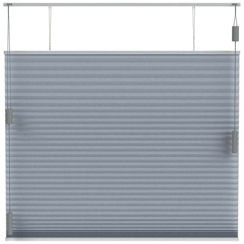 Fenstr Plisségordijn Cambridge Dubbel 25mm Transparant - Grijs (20230) - Afbeelding 2