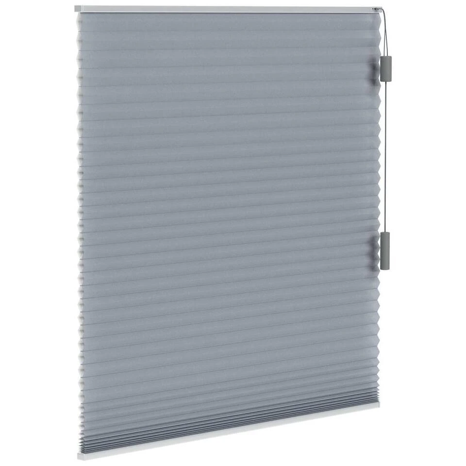 Fenstr Plisségordijn Cambridge Dubbel 25mm Transparant - Grijs (20230) - Afbeelding 4