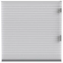 Plisségordijn Dubbel 25mm Lichtdoorlatend - Lichtgrijs (20023)