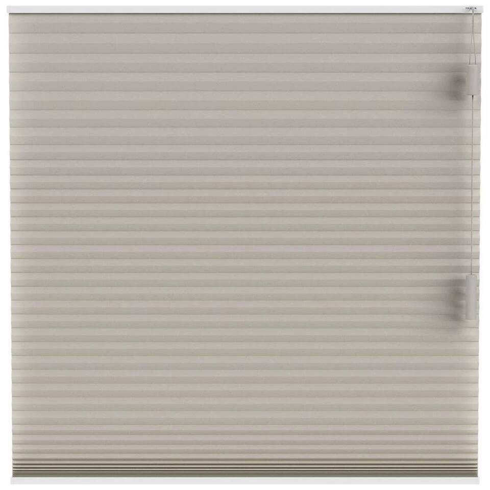Plisségordijn Dubbel 25mm Lichtdoorlatend - Taupe (30013)