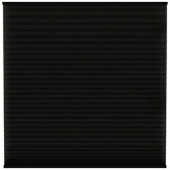 Fenstr Plisségordijn Chicago Dubbel 25mm Lichtdoorlatend - Zwart (15019)