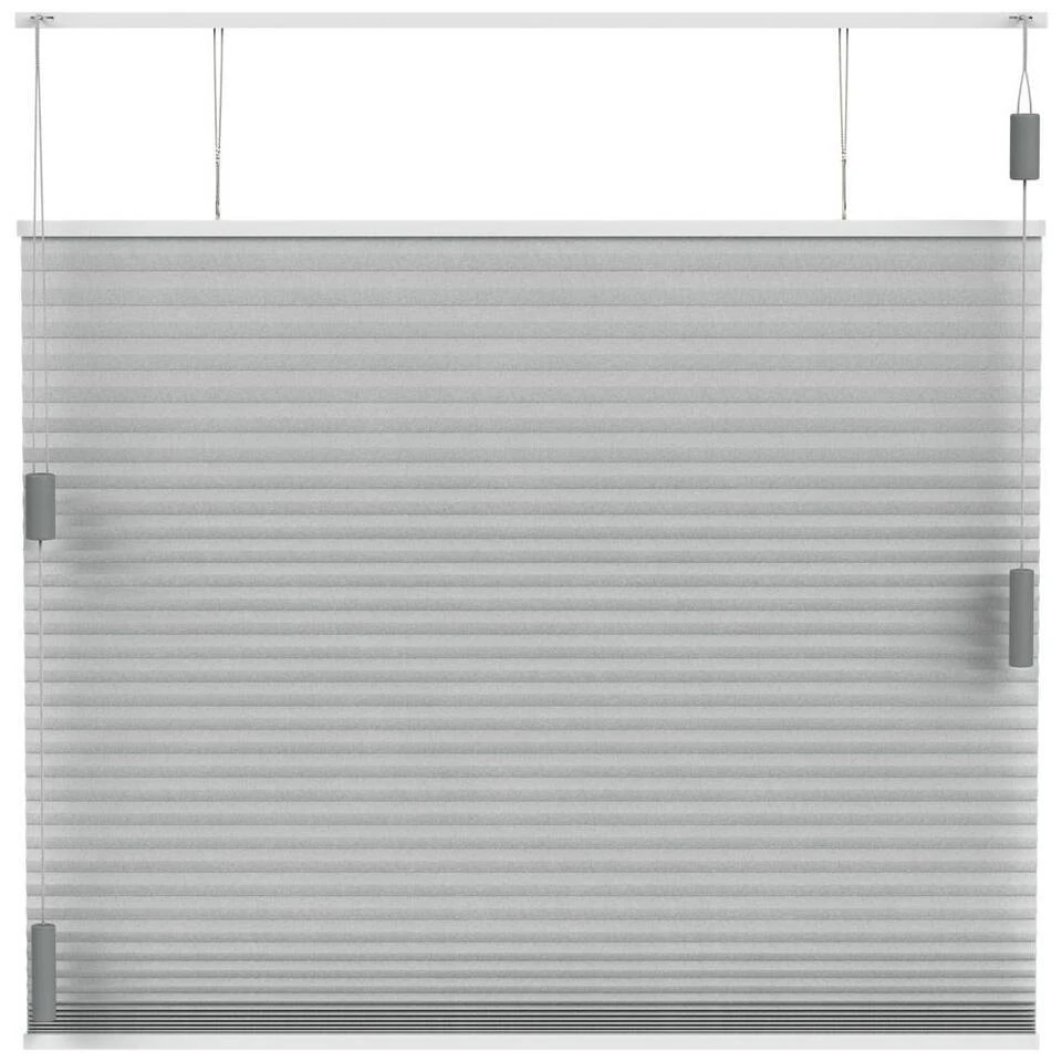 Fenstr Plisségordijn Seattle Dubbel 25mm Lichtdoorlatend - Linnen (25512) - Afbeelding 2