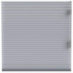 Plisségordijn Dubbel 25mm Verduisterend - Lichtgrijs (20030)