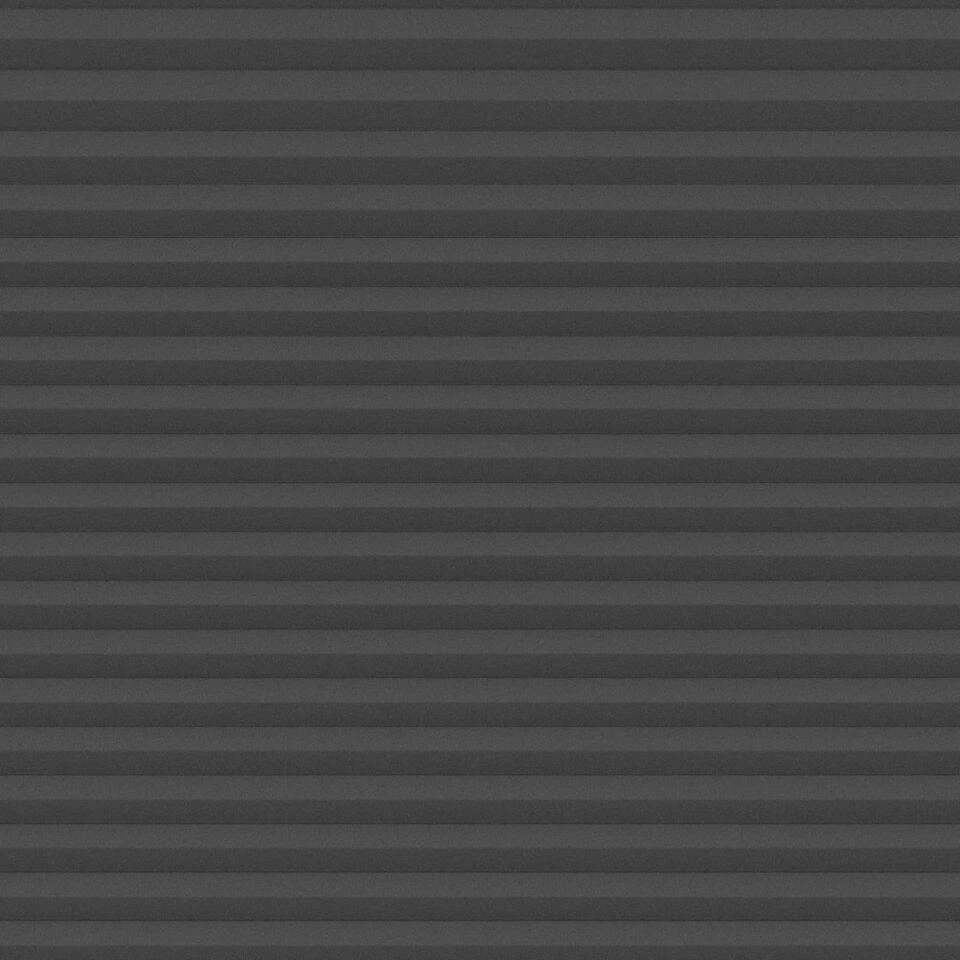 Plisségordijn Dubbel 25mm Verduisterend - Zwart (15022) - Afbeelding 3