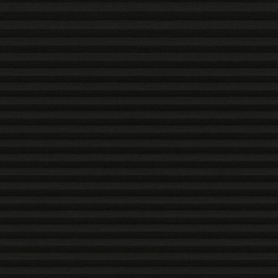 Fenstr Plisségordijn Chicago Dubbel 25mm Verduisterend - Zwart (15023) - Afbeelding 3