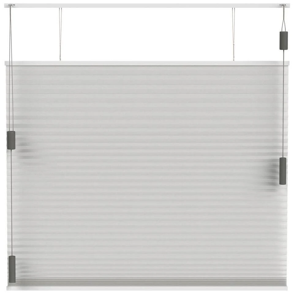 Fenstr Plisségordijn Chicago Dubbel 25mm Verduisterend - Ecru (25802) - Afbeelding 2