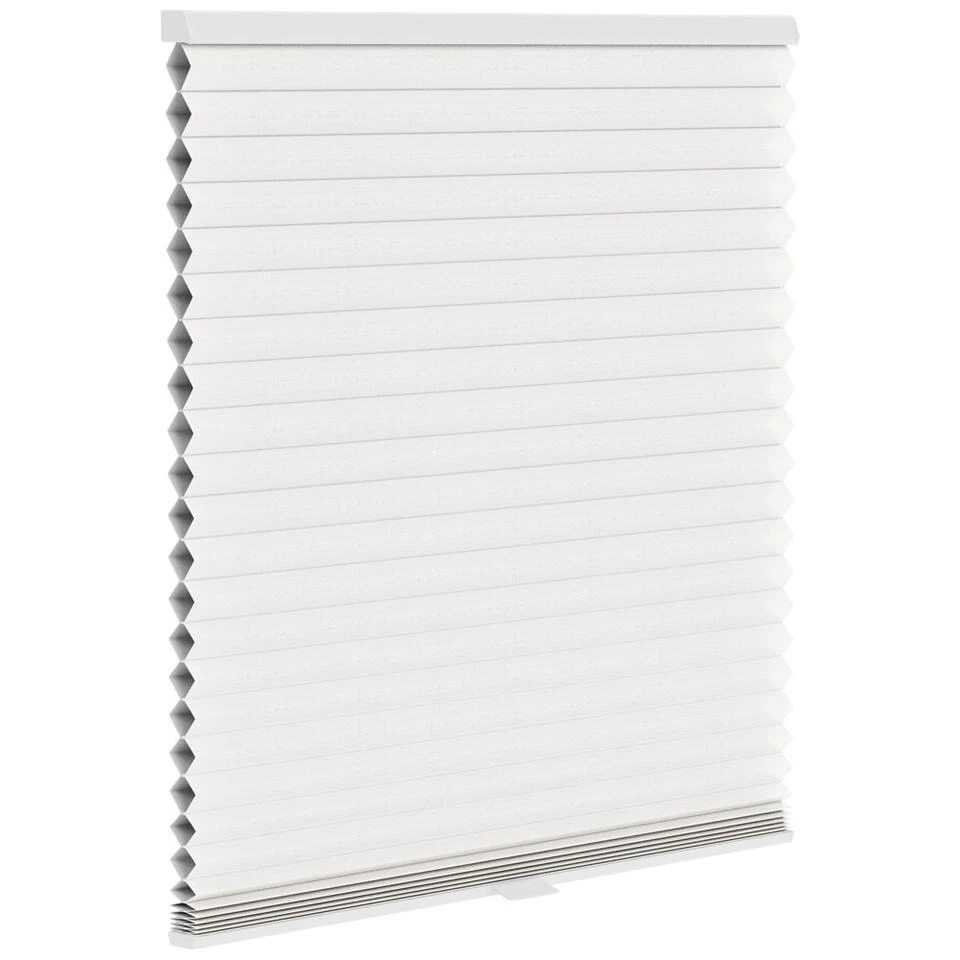 Fenstr Plisségordijn Chicago Dubbel 45mm Lichtdoorlatend - Off-white (10717) - Afbeelding 4