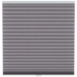 Fenstr Plisségordijn Chicago Dubbel 45mm Lichtdoorlatend - Grijs (20232)