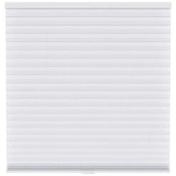 Fenstr Plisségordijn Singapore Dubbel 45mm Lichtdoorlatend - Sneeuwwit (10013)