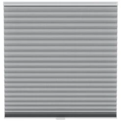 Fenstr Plisségordijn Singapore Dubbel 45mm Lichtdoorlatend - Donkergrijs (20515)