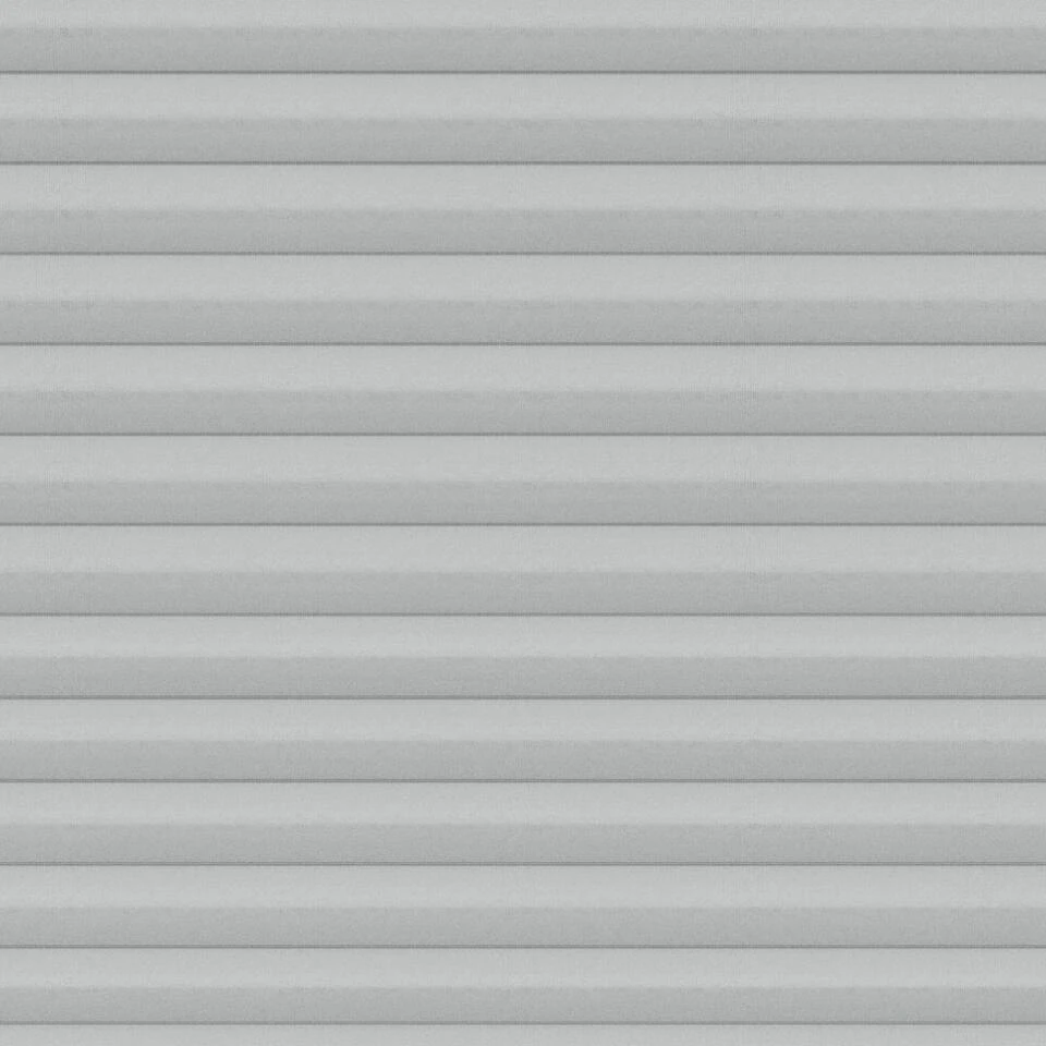 Fenstr Plisségordijn Chicago Dubbel 45mm Verduisterend - Lichtgrijs (20035) - Afbeelding 3