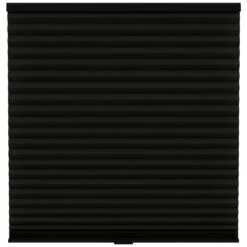 Fenstr Plisségordijn Chicago Dubbel 45mm Verduisterend - Zwart (15025)
