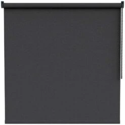 Fenstr Rolgordijn Milaan Verduisterend - Antraciet (20703)