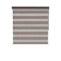 Fenstr Duo Rolgordijn Bazel Lichtdoorlatend - Taupe (30008)