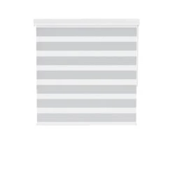 Fenstr Duo Rolgordijn Nice Lichtdoorlatend - Lichtgrijs (20012)