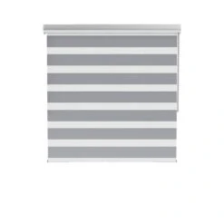 Fenstr Duo Rolgordijn Nice Lichtdoorlatend - Grijs (20219)