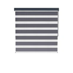 Fenstr Duo Rolgordijn Nice Lichtdoorlatend - Antraciet (20706)