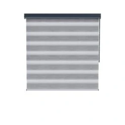 Fenstr Duo Rolgordijn Marseille Lichtdoorlatend - Antraciet (20707)