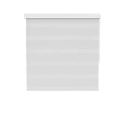 Fenstr Duo Rolgordijn Birmingham Lichtdoorlatend - Wit (10316)