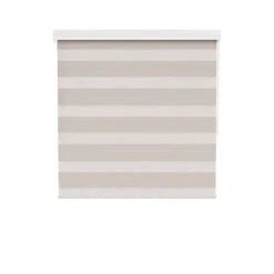 Fenstr Duo Rolgordijn Birmingham Lichtdoorlatend - Beige (25106)