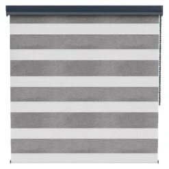 Fenstr Duo Rolgordijn Florence Verduisterend - Donkergrijs (20509)