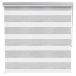 Fenstr Duo Rolgordijn Florence Verduisterend - Lichtgrijs (20015)