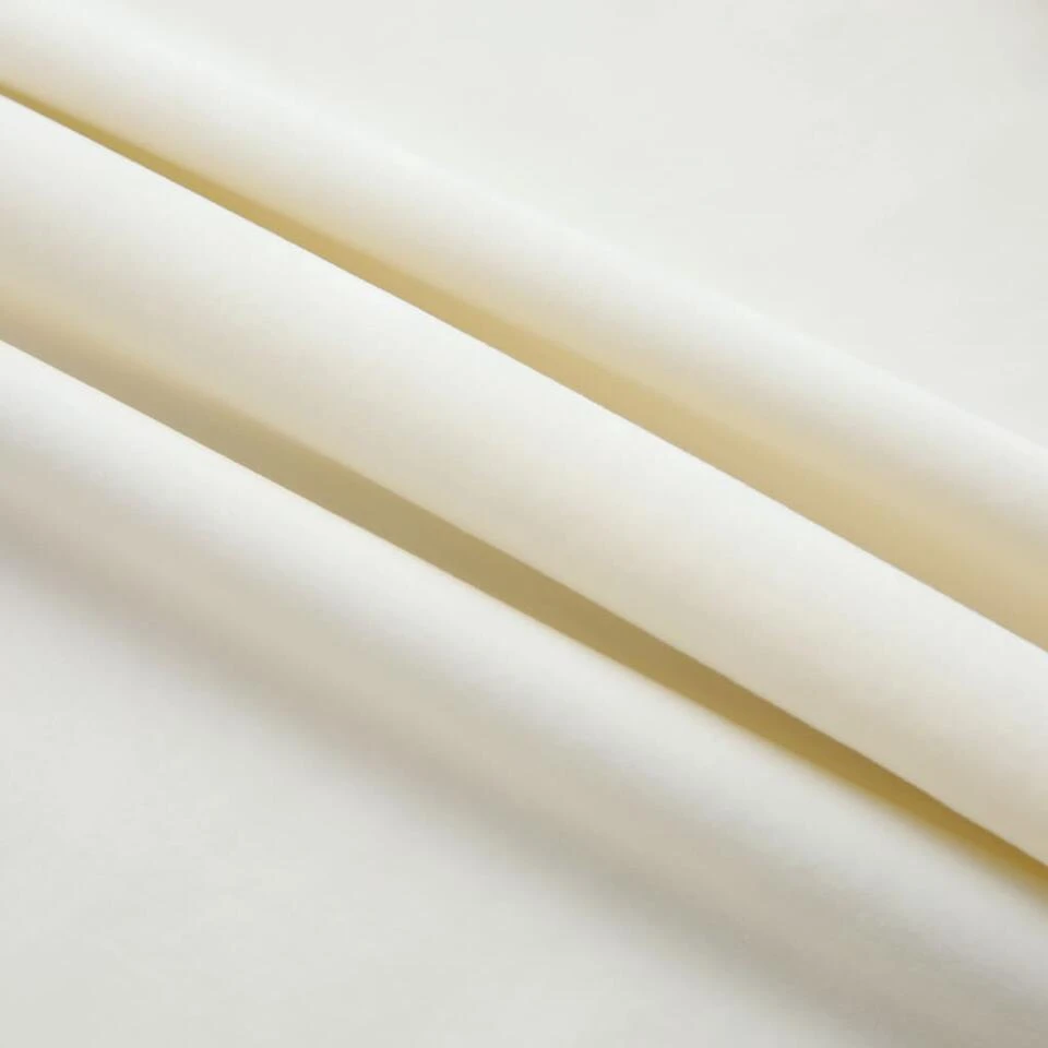 VidaXL Gordijnen Verduisterend 2 St Met Haken 140x225 Cm Fluweel Crème - Afbeelding 3