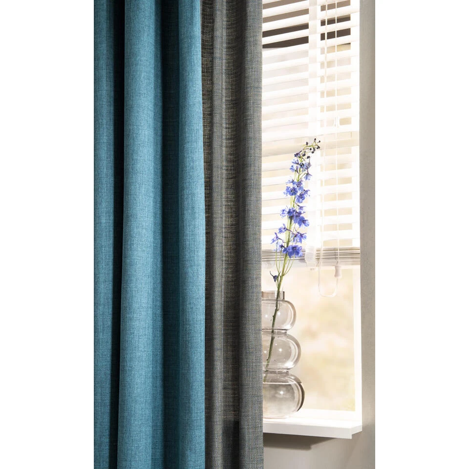 Gordijnstof Philip - Blauw - Afbeelding 3