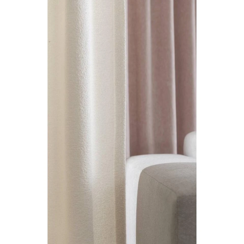 Gordijnstof Steve - Lichtroze - Afbeelding 3