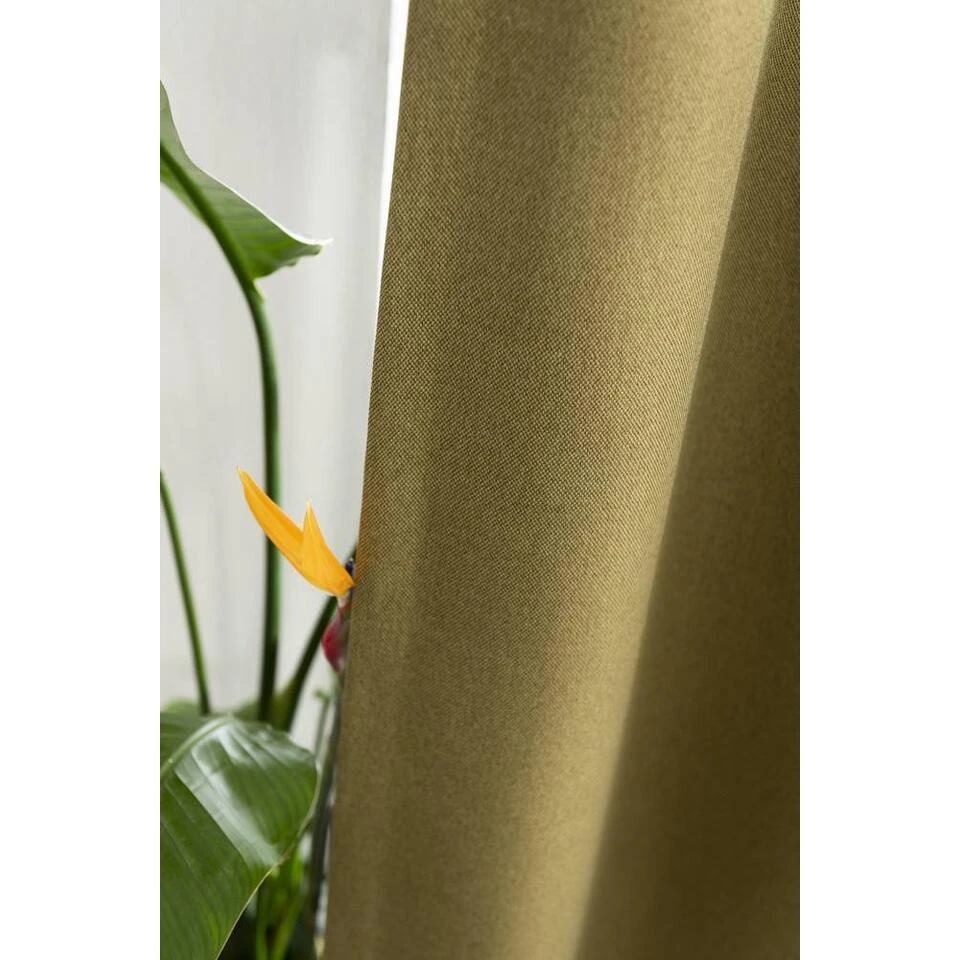 Gordijnstof Floris - Groen - Afbeelding 3